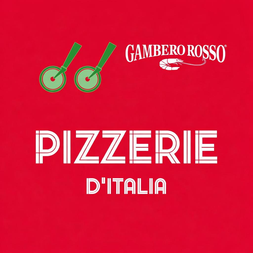 Logo Gambero rosso - Premio Due rotelle Gambe Rosso per compagnia della pizza